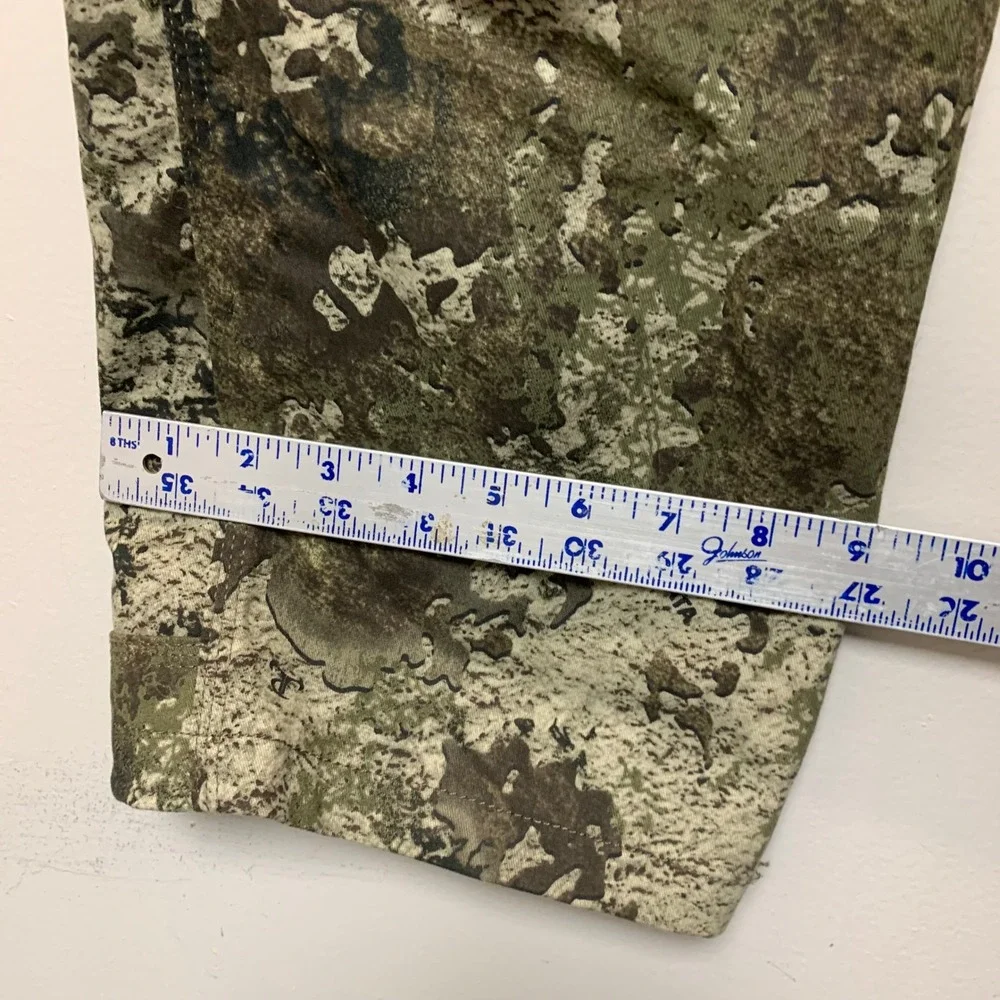RedHead Silent-Hide Cargo Pants Youth 2XL Green Strata Camo Excellent Stretch